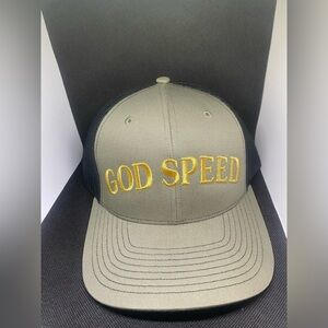 God Speed Snap Back Collection Olive Green And Gold